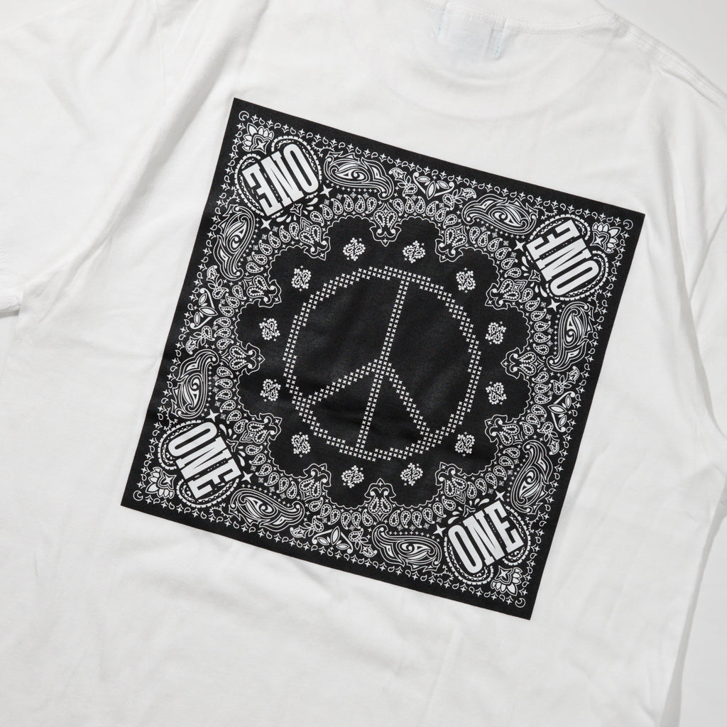 ONE ペイズリーTシャツ