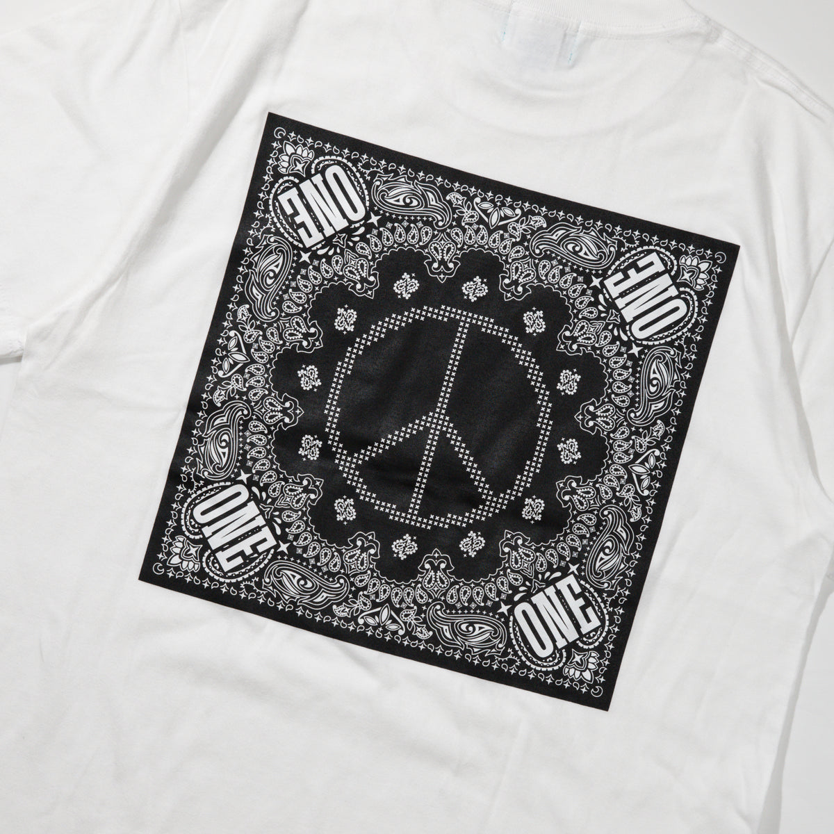 ONE ペイズリーTシャツ