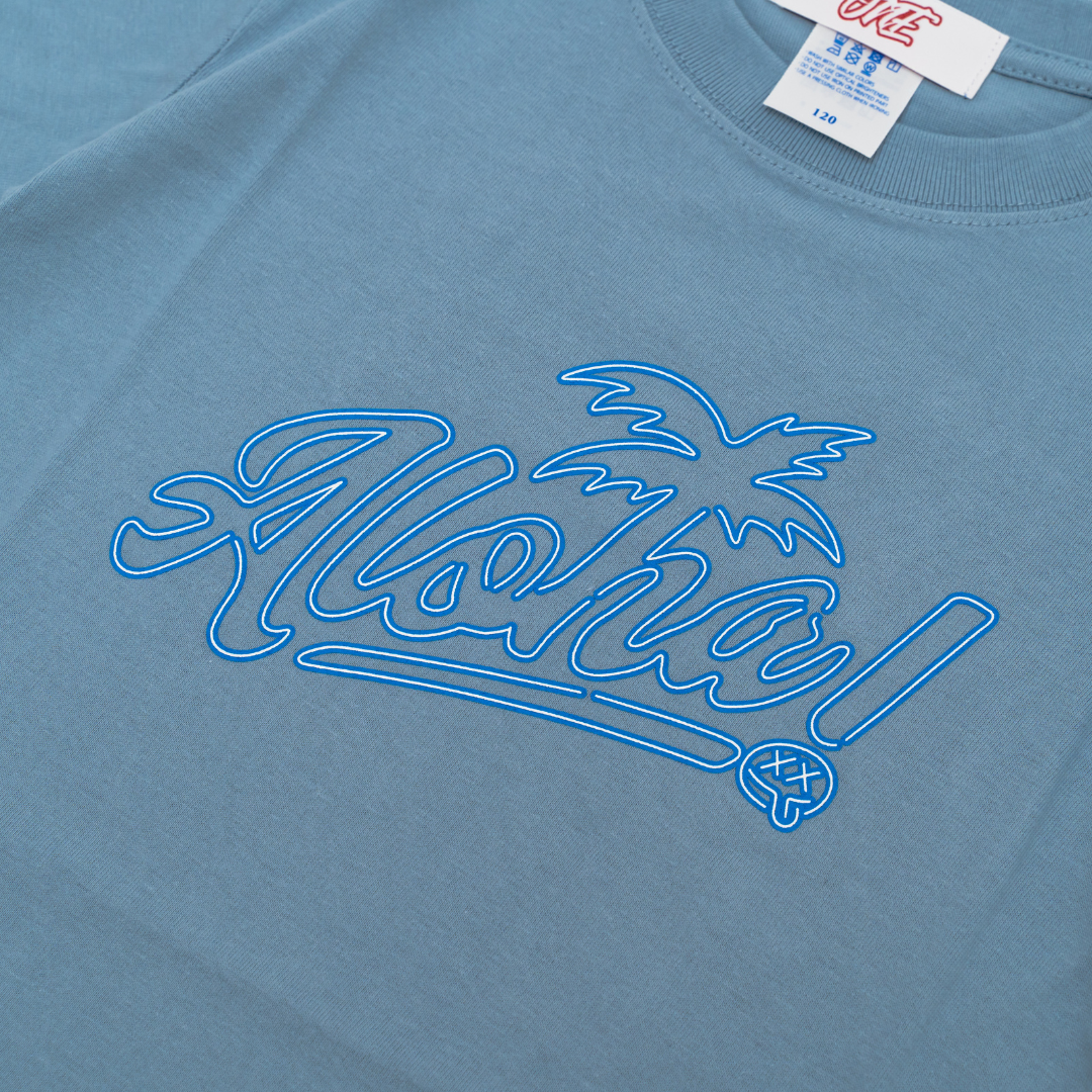 【KIDS】ALOHAネオンTシャツ