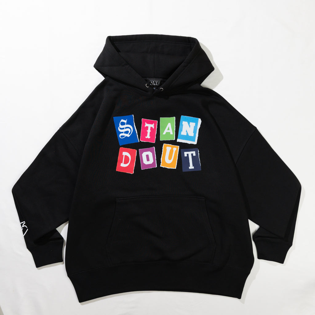 カラーブロックパーカー