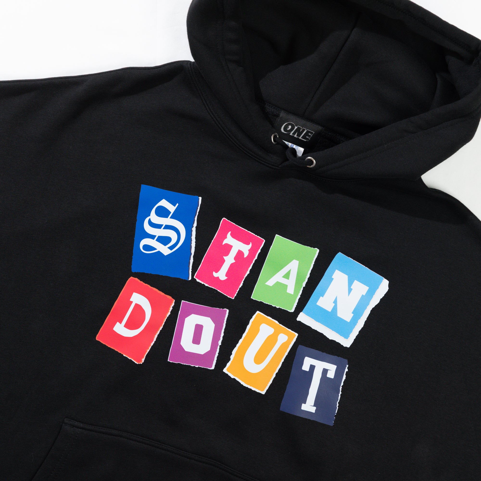 カラーブロックパーカー