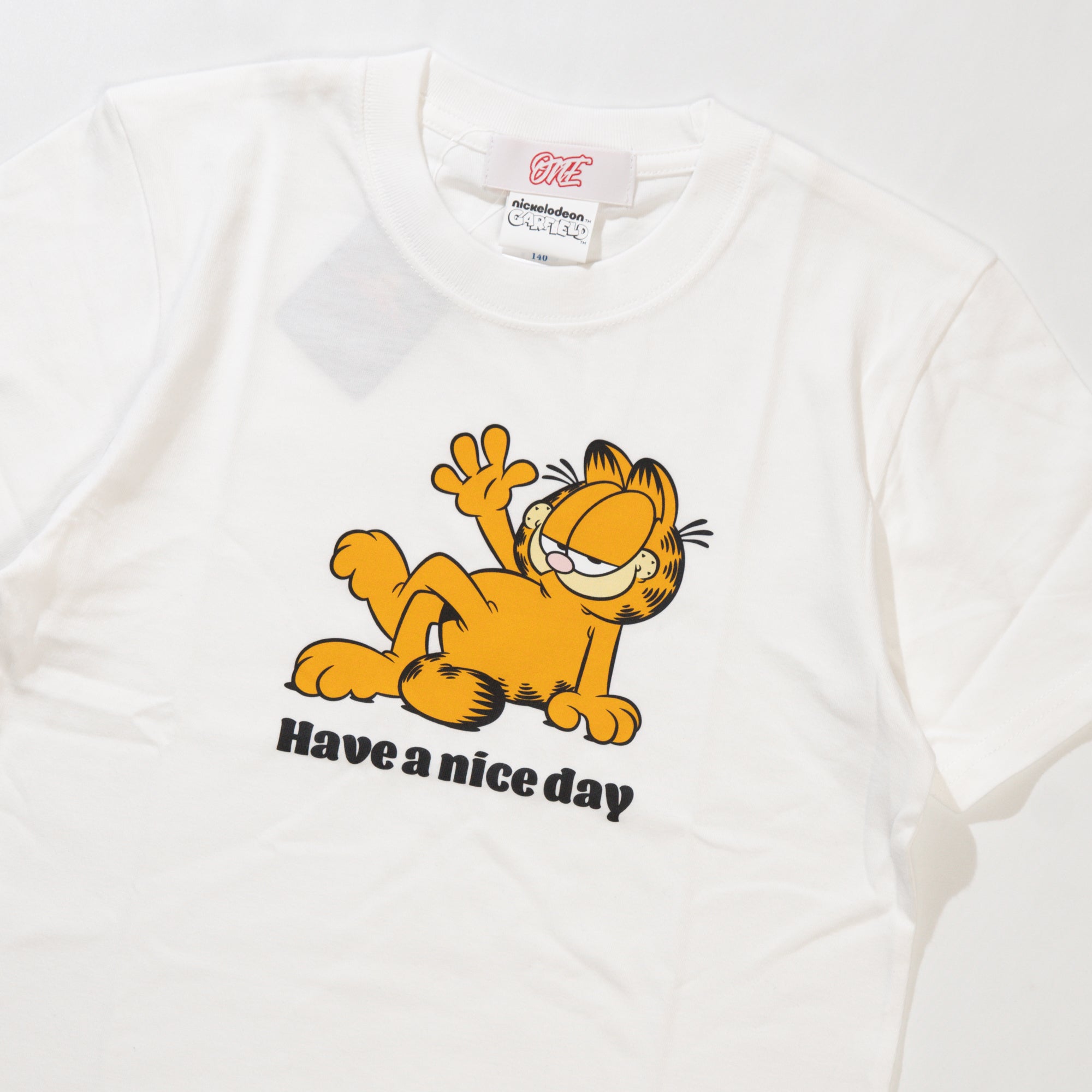 【KIDS】ONE×GarfieldTシャツ