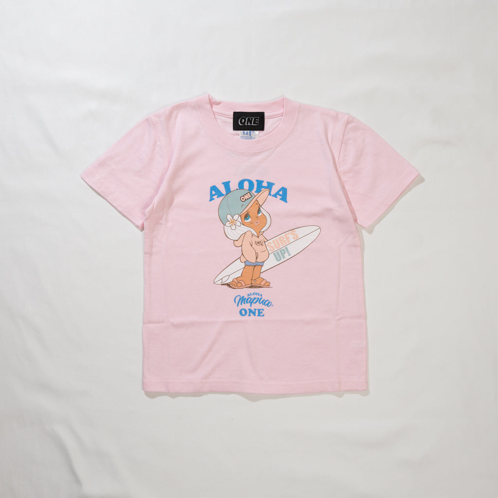 【KIDS】ONE×ALOHAMAPUA SURF Tシャツ