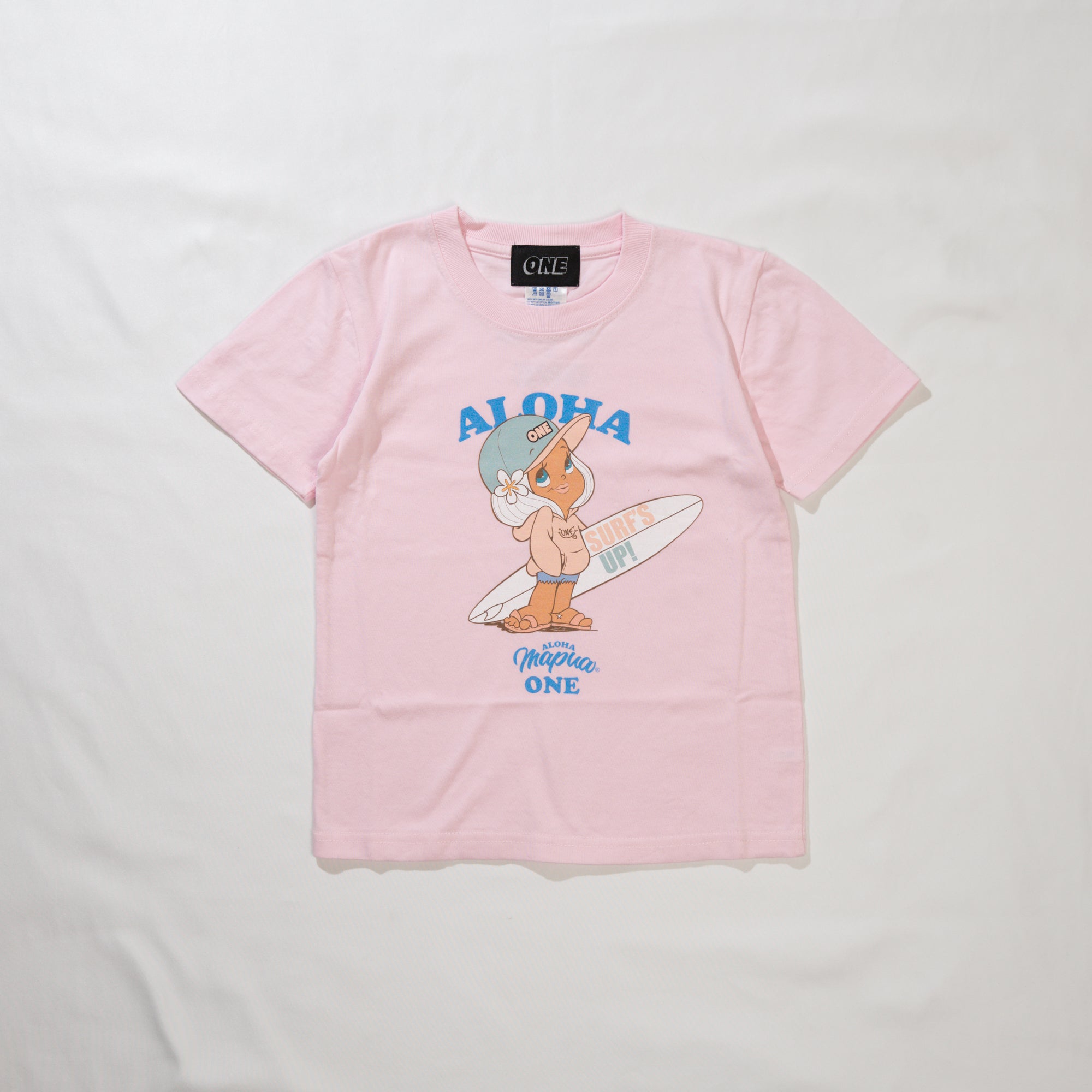 【KIDS】ONE×ALOHAMAPUA SURF Tシャツ