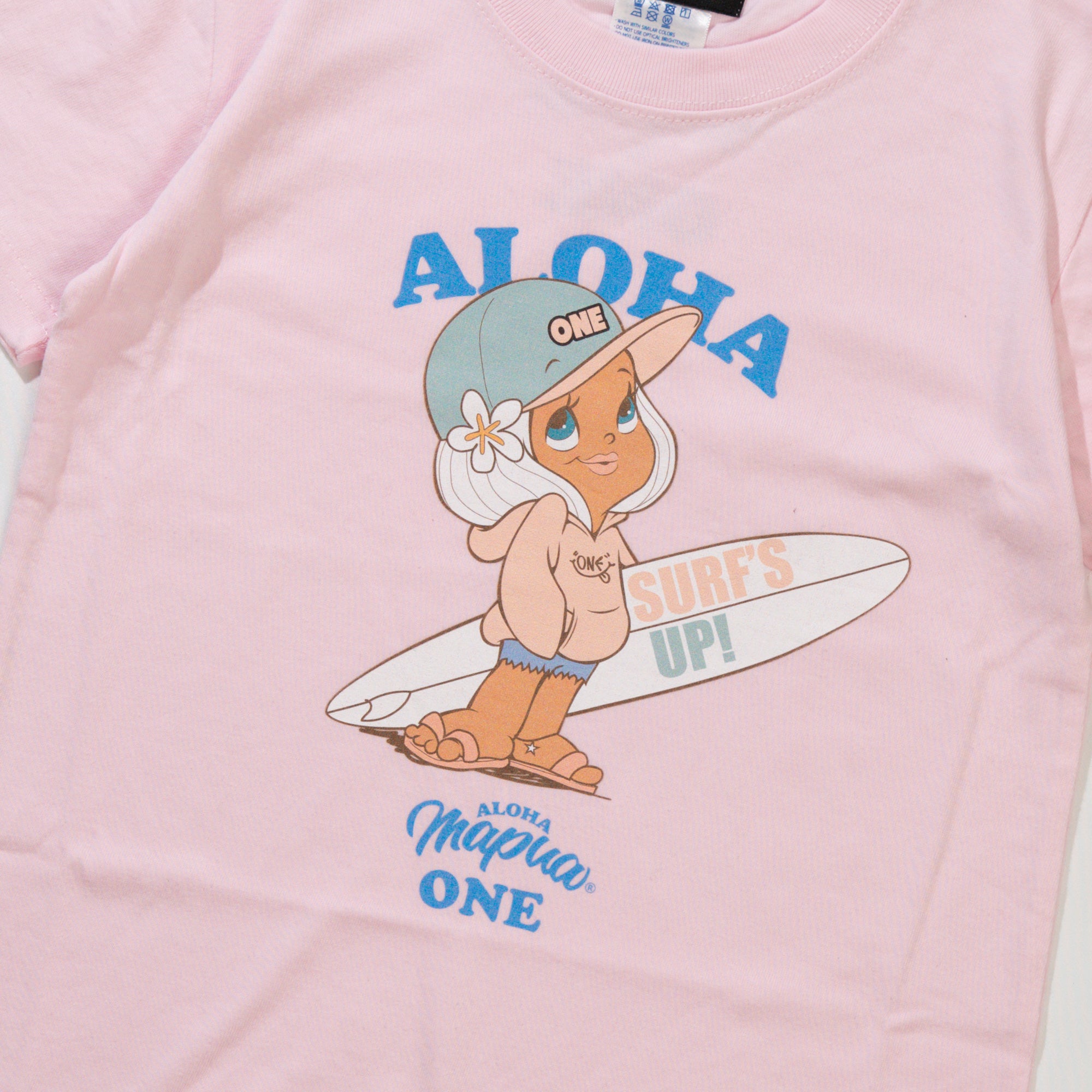 【KIDS】ONE×ALOHAMAPUA SURF Tシャツ