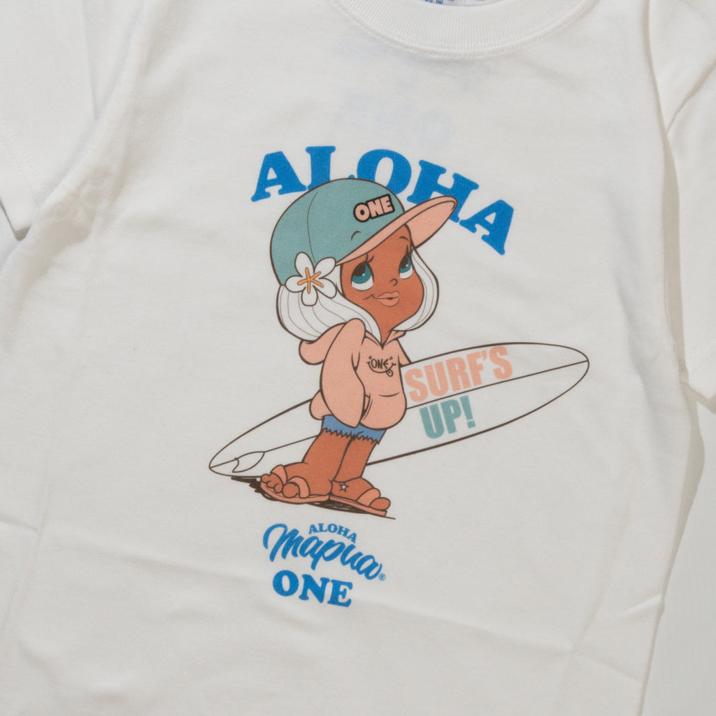 【KIDS】ONE×ALOHAMAPUA SURF Tシャツ