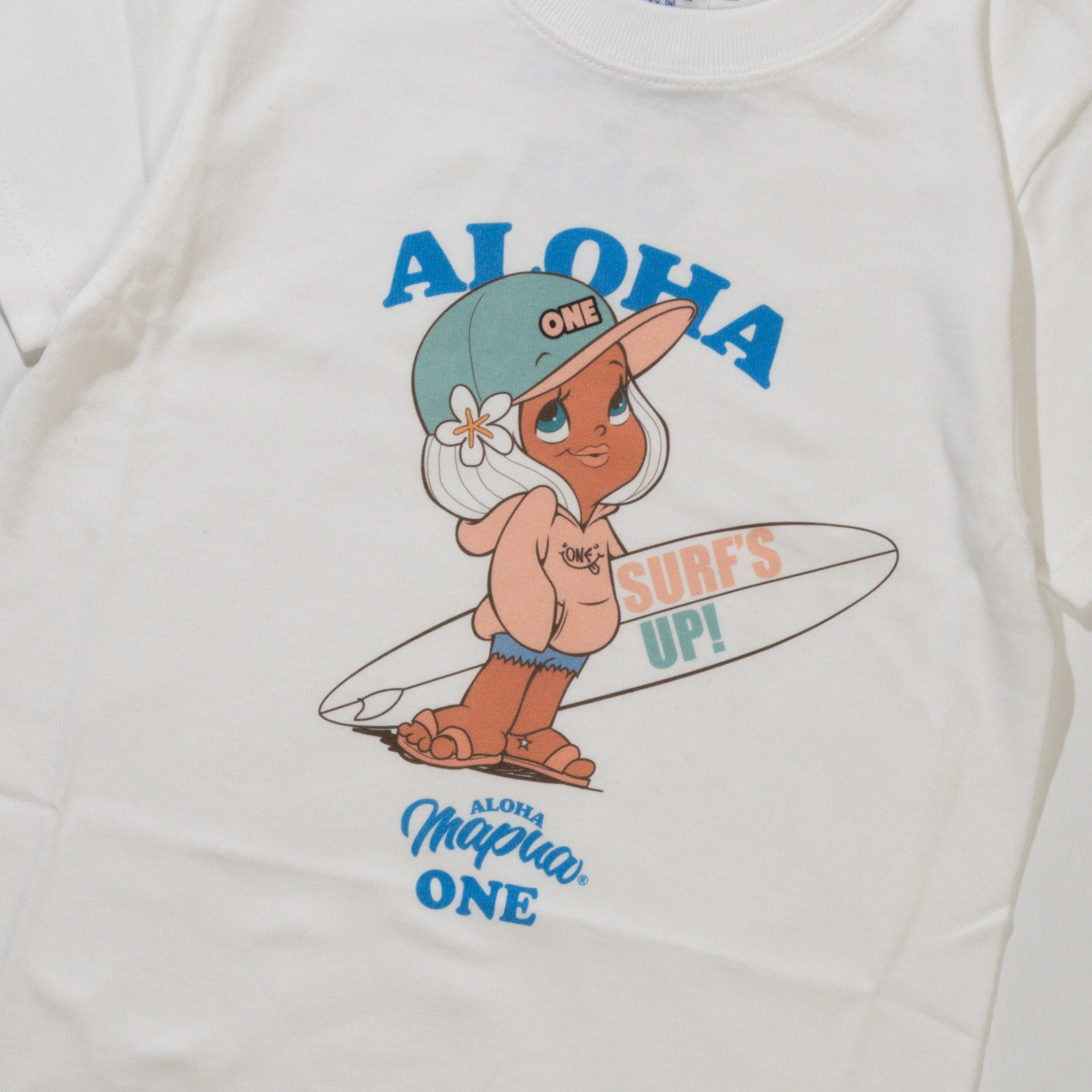 【KIDS】ONE×ALOHAMAPUA SURF Tシャツ