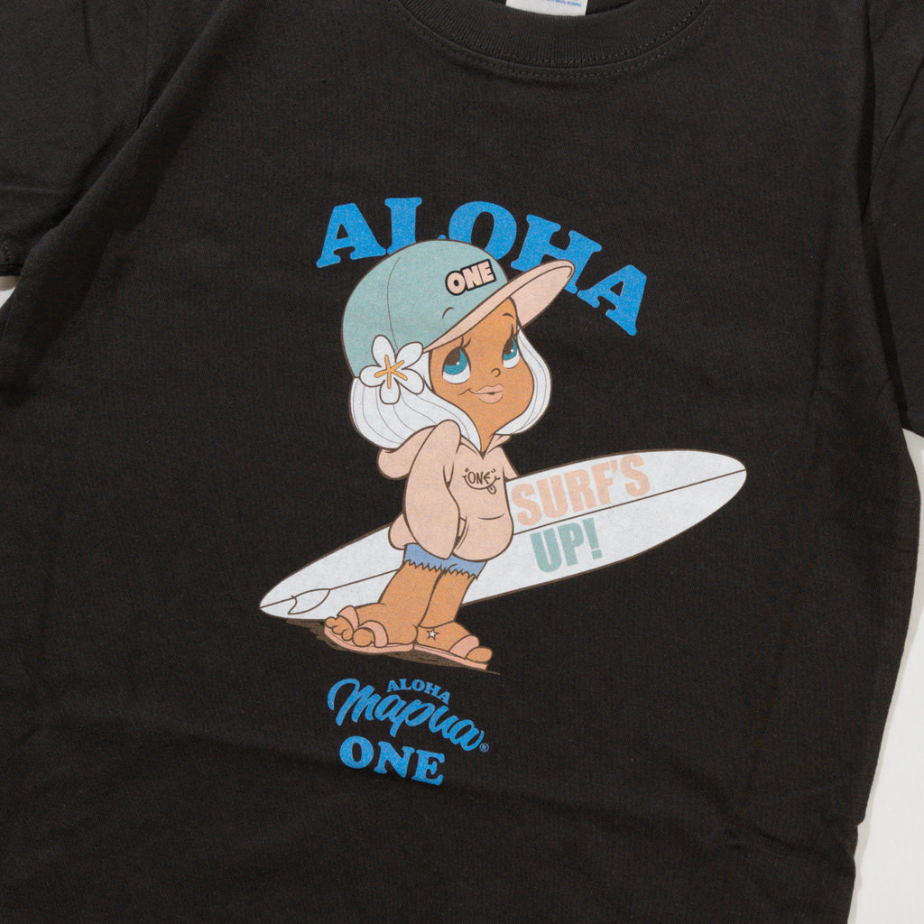 【KIDS】ONE×ALOHAMAPUA SURF Tシャツ