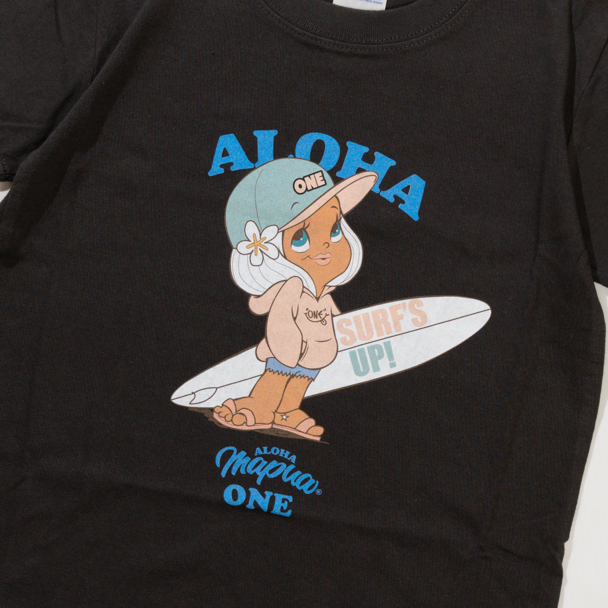 【KIDS】ONE×ALOHAMAPUA SURF Tシャツ