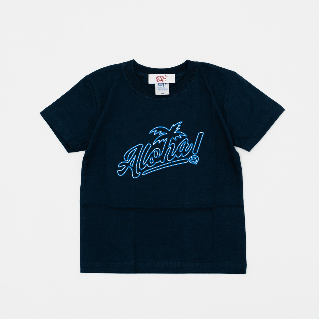【KIDS】ALOHAネオンTシャツ