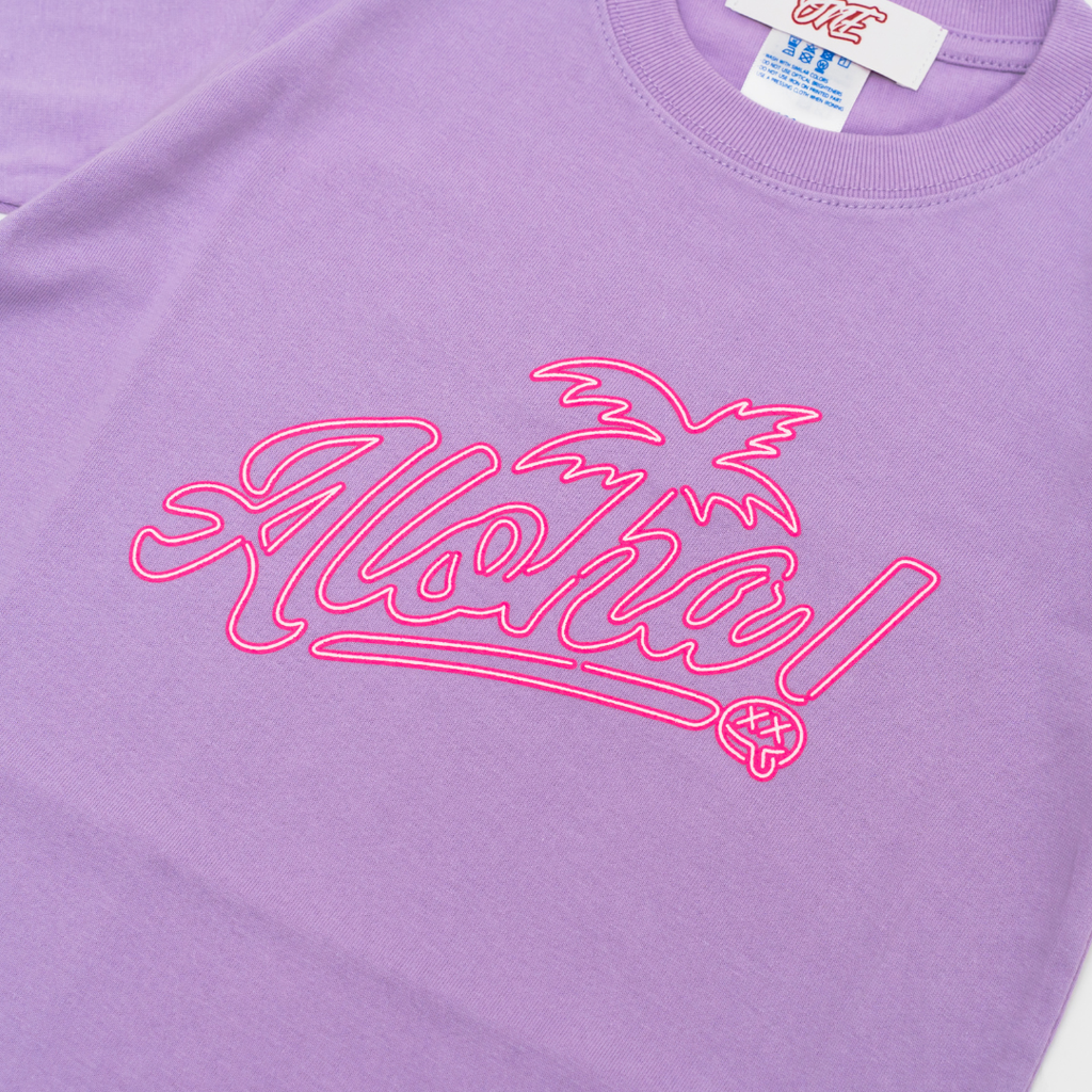 【KIDS】ALOHAネオンTシャツ