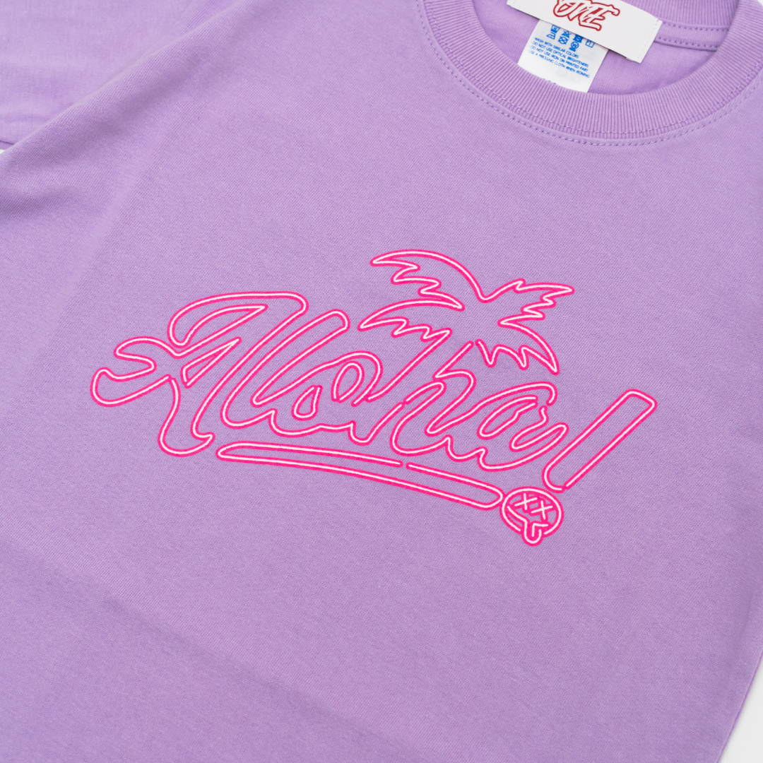 【KIDS】ALOHAネオンTシャツ